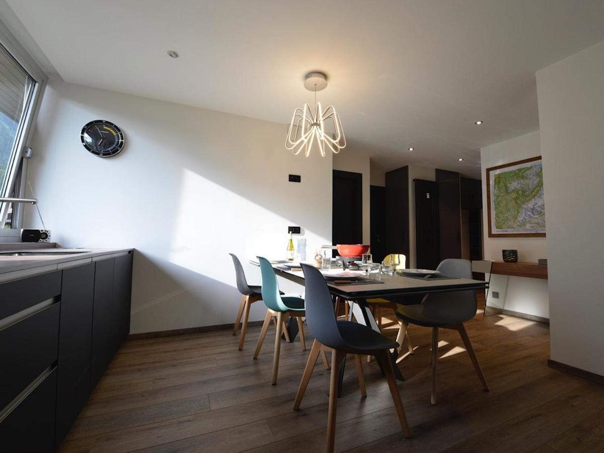 霞慕尼T4 Renove Avec Vue Mont-Blanc, 4 Etoiles, Proche Centre, Parking - Fr-1-507-62公寓 外观 照片