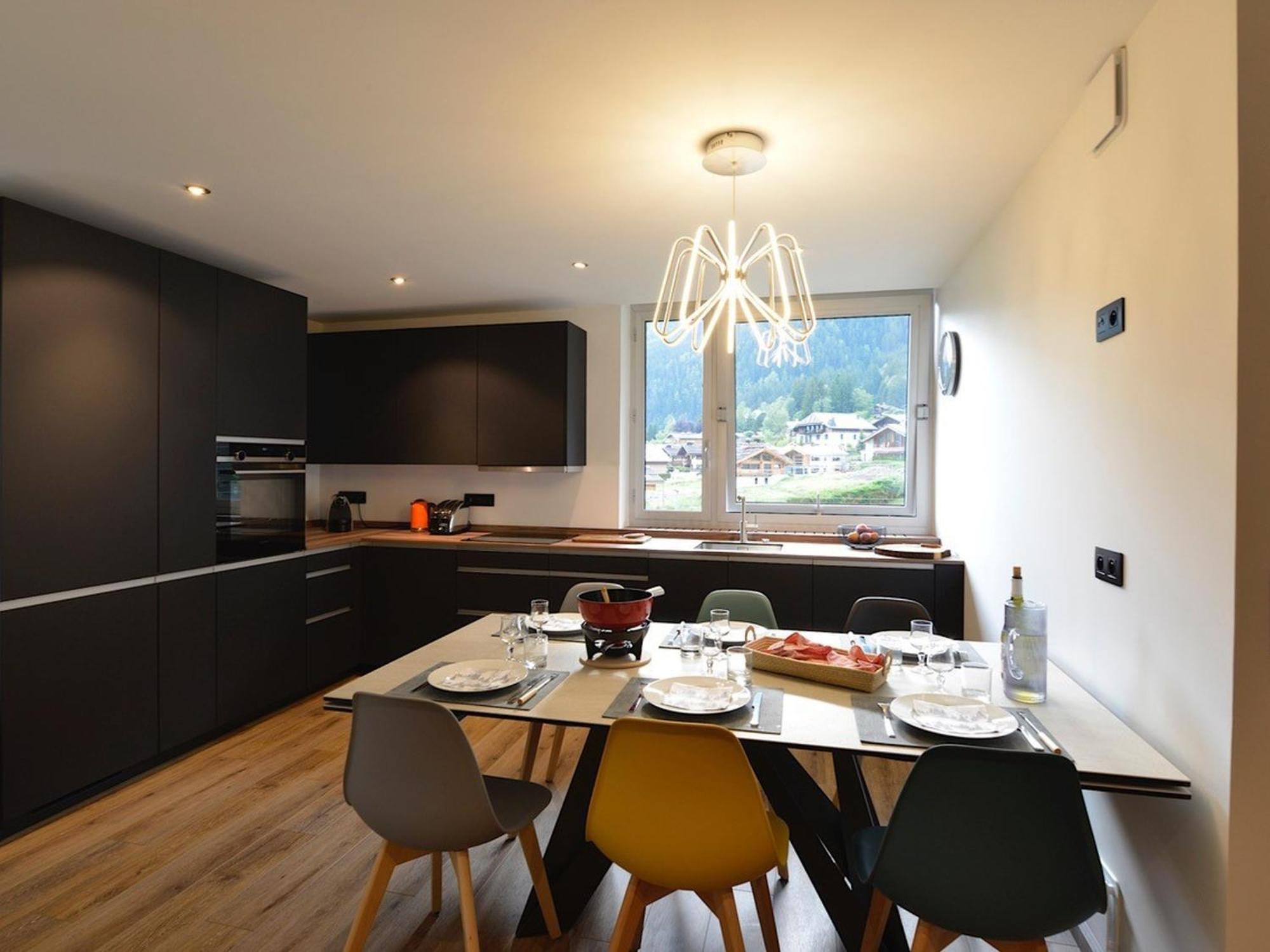 霞慕尼T4 Renove Avec Vue Mont-Blanc, 4 Etoiles, Proche Centre, Parking - Fr-1-507-62公寓 外观 照片